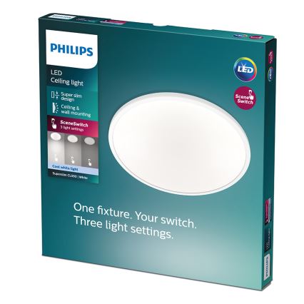 Philips - LED Stmívatelné stropní svítidlo LED/15W/230V 4000K