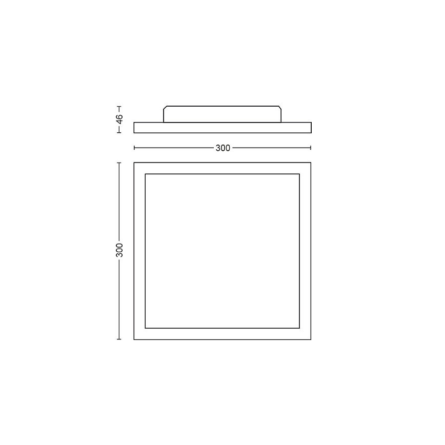 Philips - LED Stmívatelné stropní svítidlo Hue LED/19W/230V 2200-6500K + dálkové ovládání