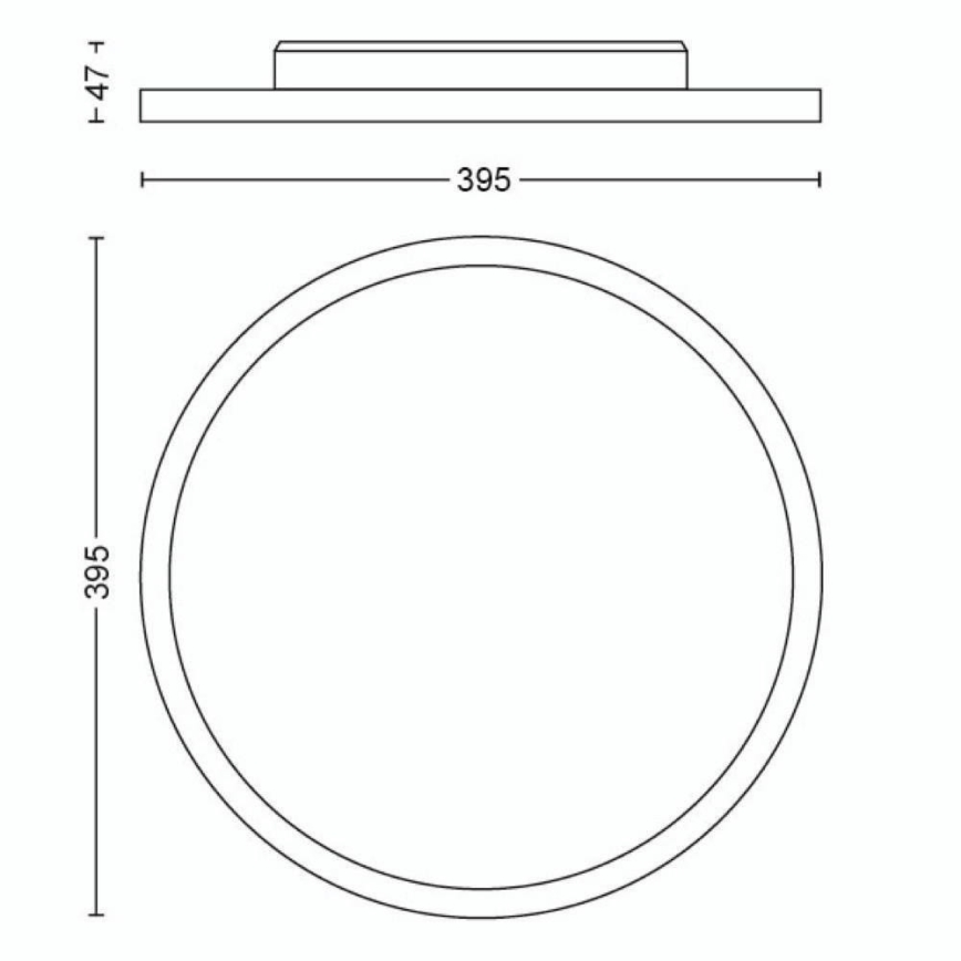 Philips - LED Stmívatelné stropní svítidlo Hue LED/19W/230V 2200-6500K + dálkové ovládání