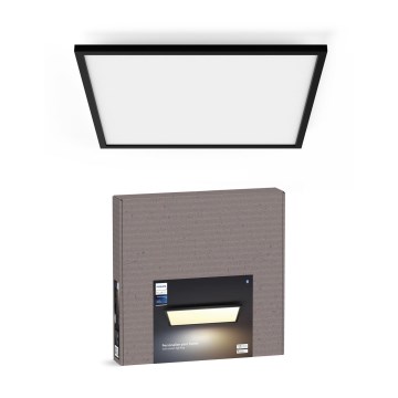 Philips - LED Stmívatelné stropní svítidlo Hue AURELLE LED/39W/230V 2200-6500K 60x60 cm černá