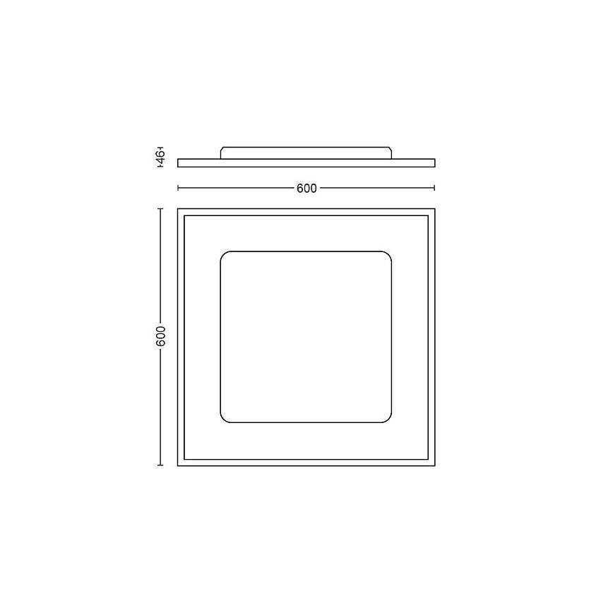 Philips - LED Stmívatelné stropní svítidlo Hue LED/39W/230V 2200-6500K + dálkové ovládání