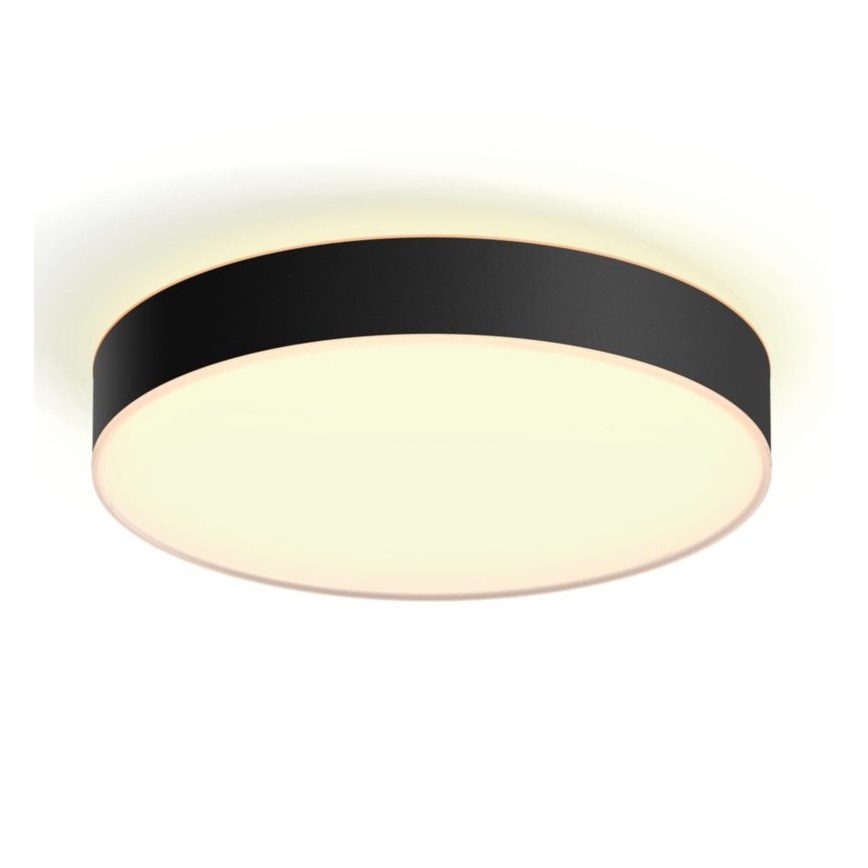 Philips - LED Stmívatelné stropní svítidlo Hue LED/33,5W/230V 2200-6500K pr. 425 mm černá + dálkové ovládání