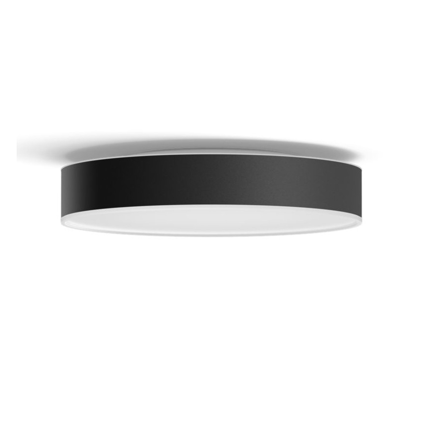 Philips - LED Stmívatelné stropní svítidlo Hue LED/19,2W/230V 2200-6500K pr. 381 mm černá + dálkové ovládání