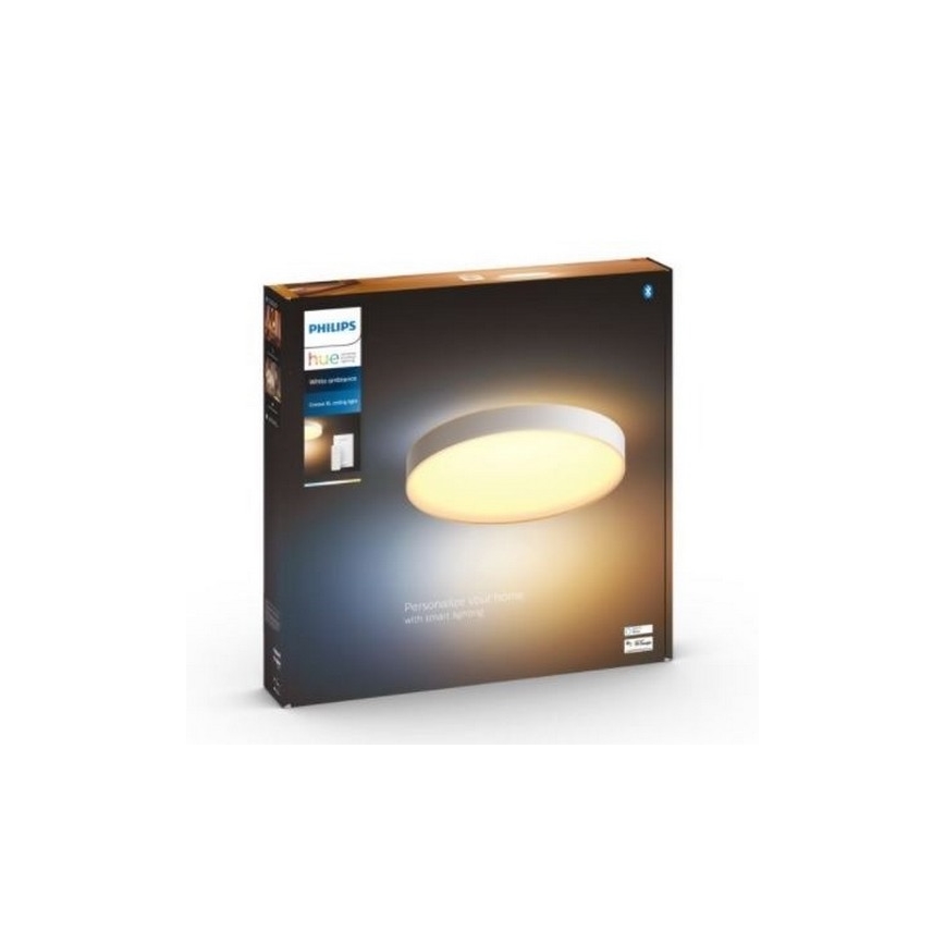 Philips - LED Stmívatelné stropní svítidlo Hue LED/48W/230V 2200-6500K pr. 551 mm bílá + dálkové ovládání