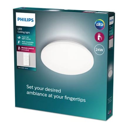 Philips - LED Stmívatelné stropní svítidlo LED/24W/230V 2700-6500K + dálkové ovládání