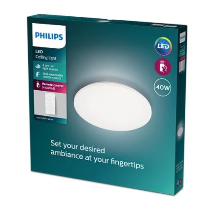 Philips - LED Stmívatelné stropní svítidlo LED/40W/230V 2700-6500K + dálkové ovládání