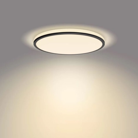 Philips - LED Stmívatelné stropní svítidlo SCENE SWITCH LED/18W/230V pr. 30 cm 2700K černá