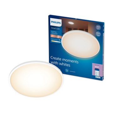 Philips - LED Stmívatelné stropní svítidlo SUPERSLIM LED/32W/230V 2700-6500K Wi-Fi