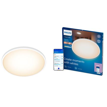 Philips - LED Stmívatelné stropní svítidlo SUPERSLIM LED/32W/230V 2700-6500K Wi-Fi