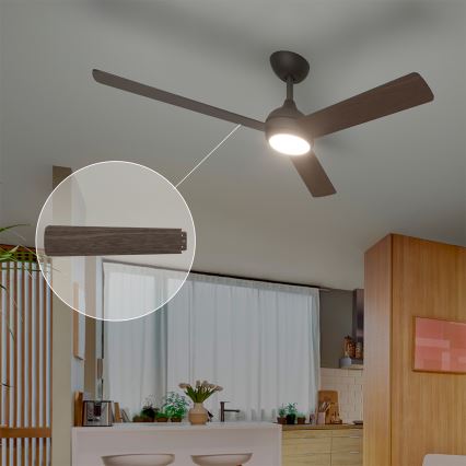 Philips - LED Stmívatelný stropní ventilátor CIVX LED/24W/230V + dálkové ovládání