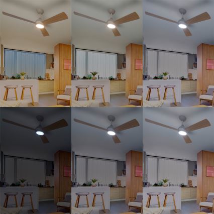 Philips - LED Stmívatelný stropní ventilátor CIVX LED/24W/230V + dálkové ovládání