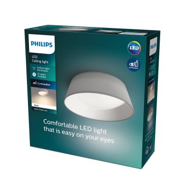 Philips - LED Stropní svítidlo LED/14W/230V šedá