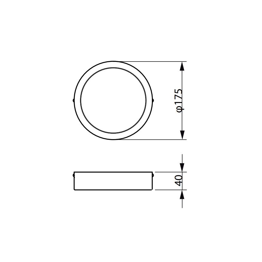 Philips - LED Stropní svítidlo LEDINAIRE LED/10,5W/230V 3000K IP40