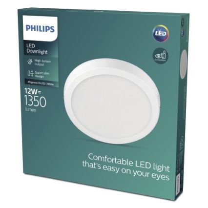 Philips - LED Stropní svítidlo LED/12W/230V 4000K bílá