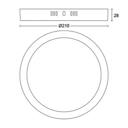 Philips - LED Stropní svítidlo LED/12W/230V 4000K bílá