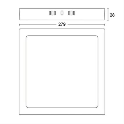 Philips - LED Stropní svítidlo LED/20W/230V 2700K bílá