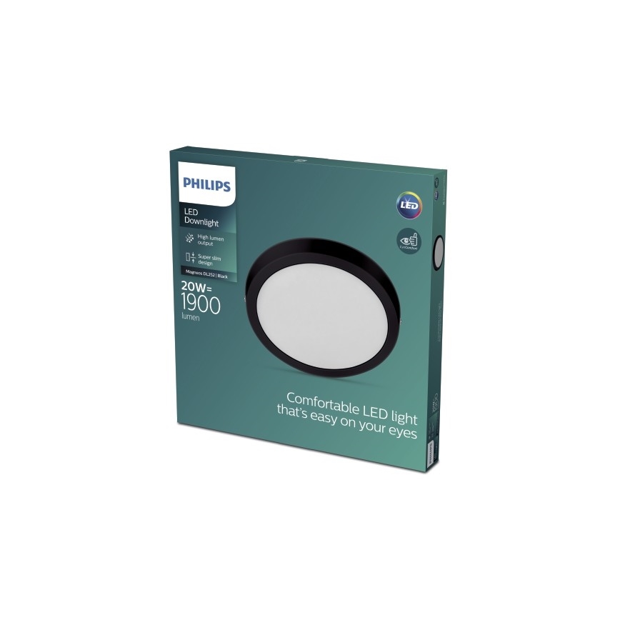 Philips - LED Stropní svítidlo LED/20W/230V 2700K černá