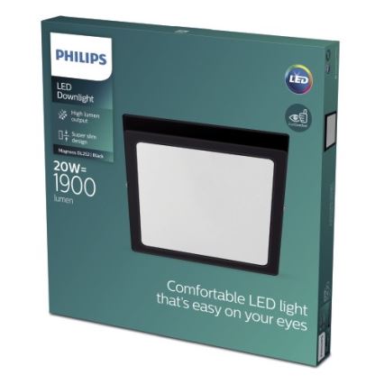 Philips - LED Stropní svítidlo LED/20W/230V 2700K černá