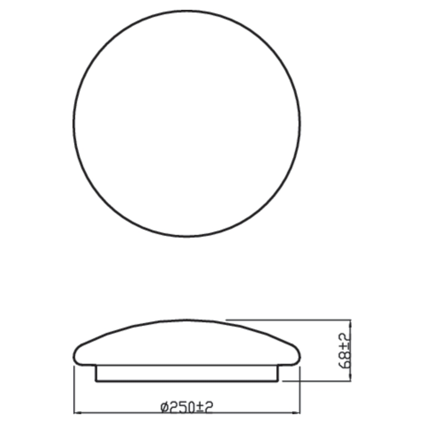 Philips - LED Stropní svítidlo MOIRE CL200 LED/10W/230V
