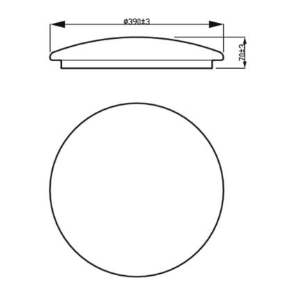 Philips - LED Stropní svítidlo LED/20W/230V 2700K