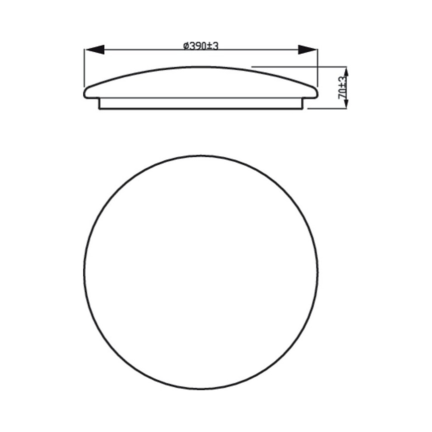 Philips - LED Stropní svítidlo LED/20W/230V 2700K