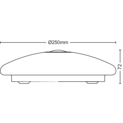 Philips - LED Stropní svítidlo se senzorem MAUVE LED/6W/230V 4000K