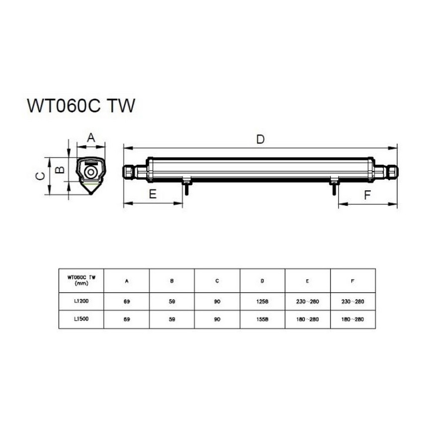 Philips - LED Technické zářivkové svítidlo LED/30W/230V IP66