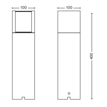 Philips - LED Venkovní lampa LED/6W/12V 4000K 2700K IP44