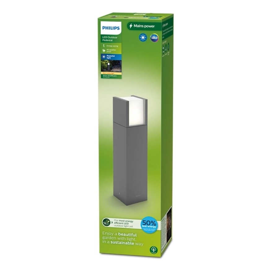 Philips - LED Venkovní lampa ARBOUR LED/3,8W/230V 40 cm 2700K IP44