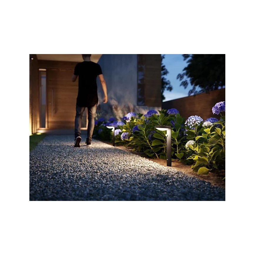 Philips - LED Venkovní lampa se senzorem LED/9W/230V 2700K IP44