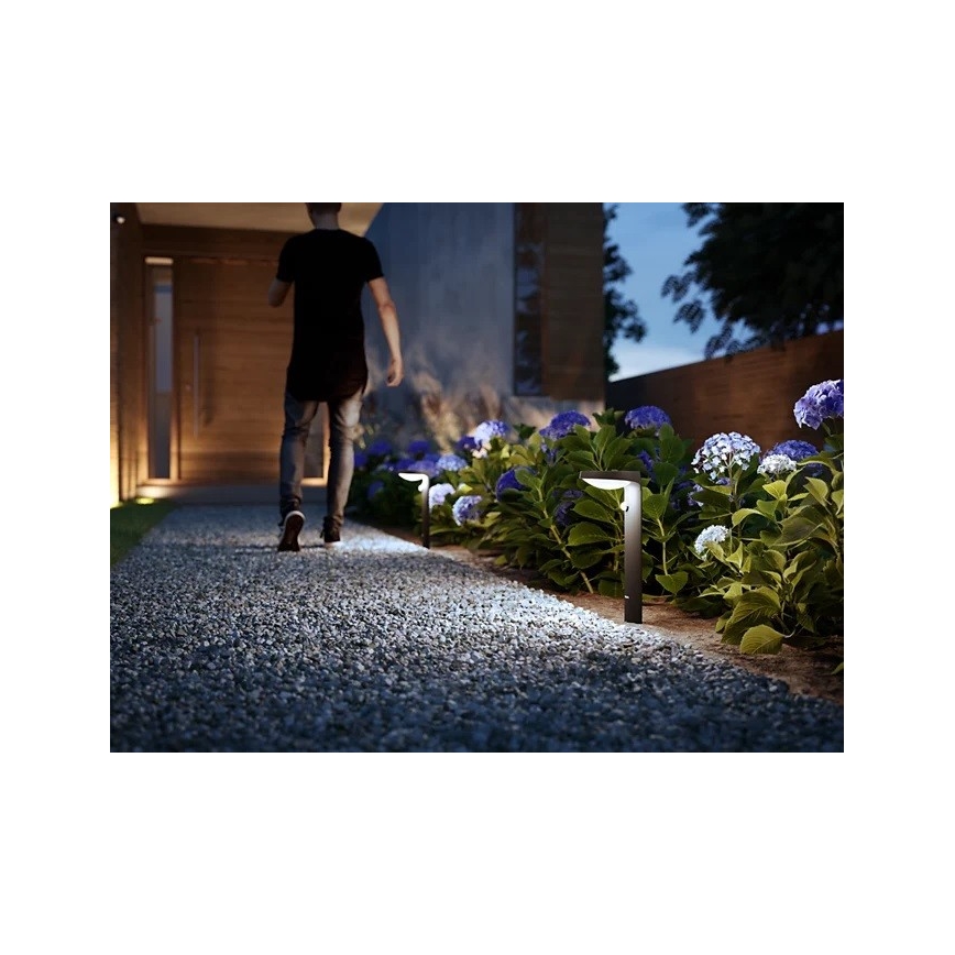 Philips - LED Venkovní lampa se senzorem LED/9W/230V 4000K IP44