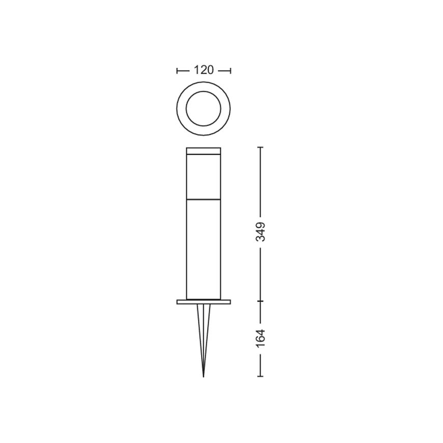 Philips - LED Venkovní lampa GARDENLINK LED/6W/12V 2700K IP44