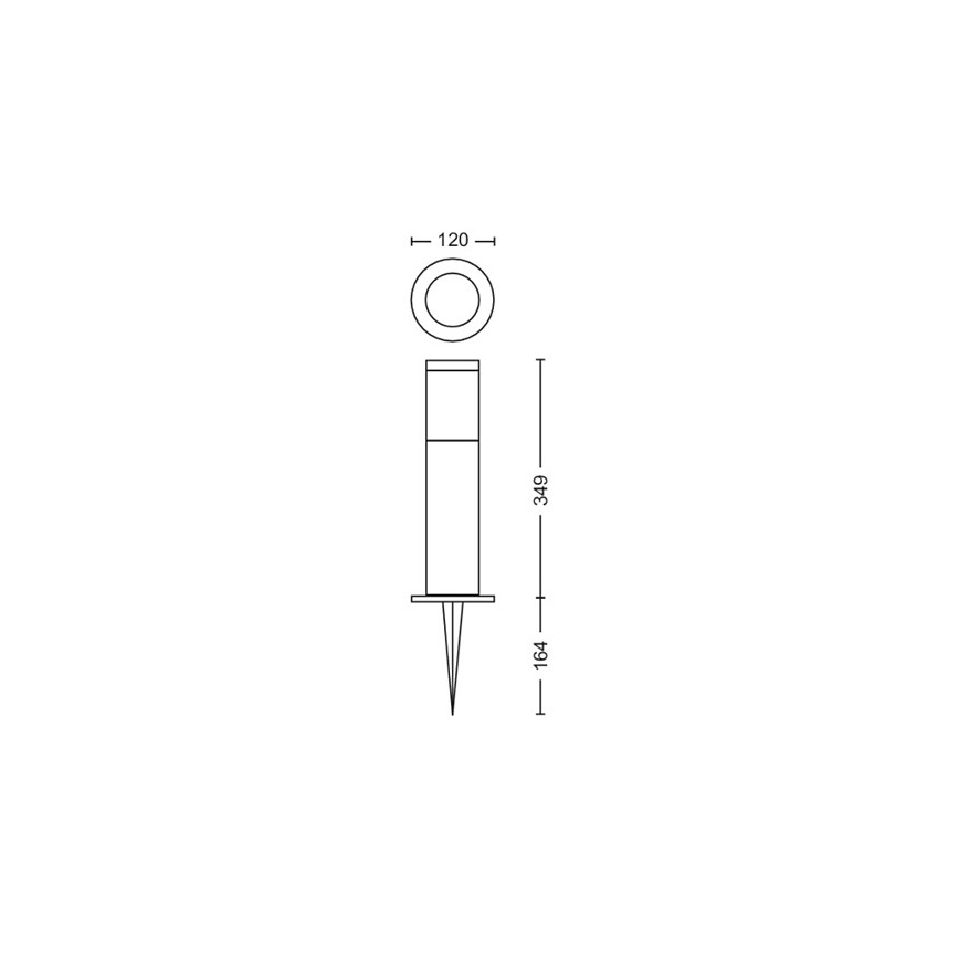 Philips - LED Venkovní lampa GARDENLINK LED/24W/230V 2700K IP44