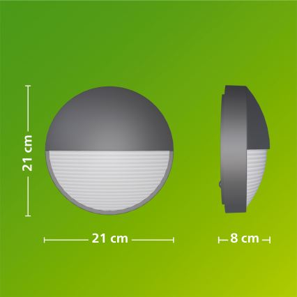 Philips - LED Venkovní nástěnné svítidlo CAPRICORN LED/4,3W/230V IP44