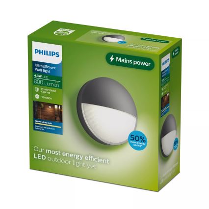 Philips - LED Venkovní nástěnné svítidlo CAPRICORN LED/4,3W/230V IP44