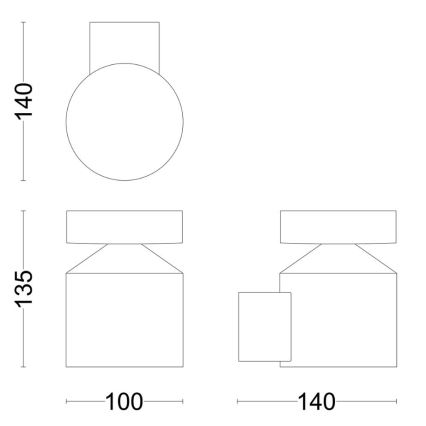 Philips - LED Venkovní nástěnné svítidlo LAVEN LED/6W/230V 2700K IP44