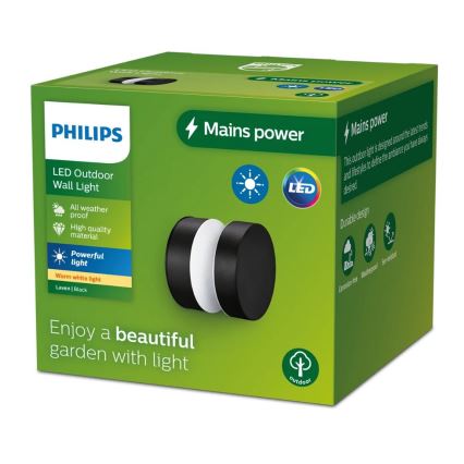 Philips - LED Venkovní nástěnné svítidlo LAVEN LED/6W/230V 2700K IP44