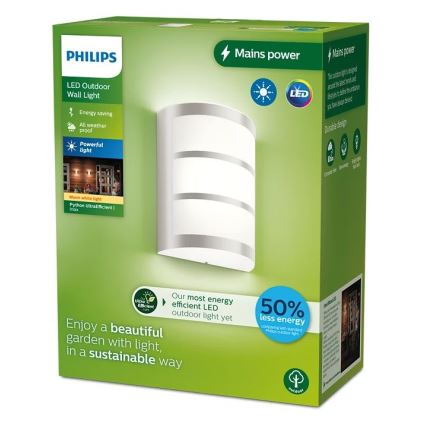 Philips - LED Venkovní nástěnné svítidlo PYTHON LED/3,8W/230V IP44