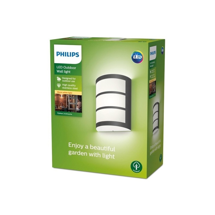 Philips - LED Venkovní nástěnné svítidlo LED/6W/230V 2700K IP44