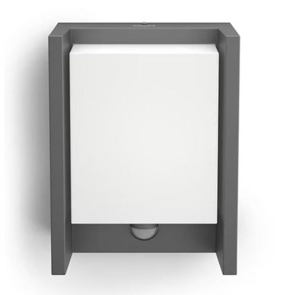 Philips - LED Venkovní nástěnné svítidlo se senzorem ARBOUR LED/3,8W/230V 2700K IP44