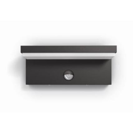 Philips - LED Venkovní nástěnné svítidlo se senzorem BUSTAN LED/3,8W/230V 2700K IP44