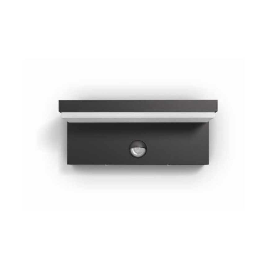 Philips - LED Venkovní nástěnné svítidlo se senzorem BUSTAN LED/3,8W/230V 2700K IP44