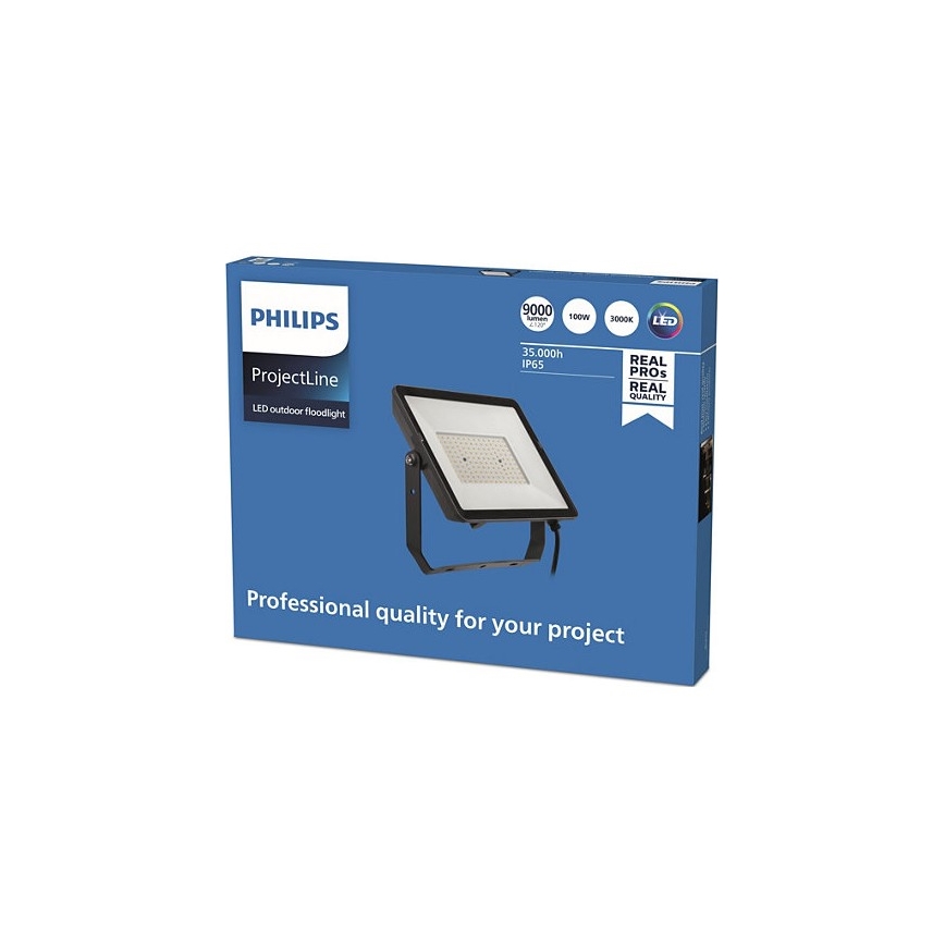 Philips - LED Venkovní reflektor PROJECTLINE LED/100W/230V IP65 3000K