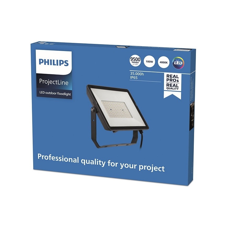Philips - LED Venkovní reflektor PROJECTLINE LED/100W/230V IP65 4000K