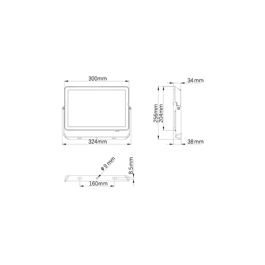 Philips - LED Venkovní reflektor PROJECTLINE LED/100W/230V IP65 4000K