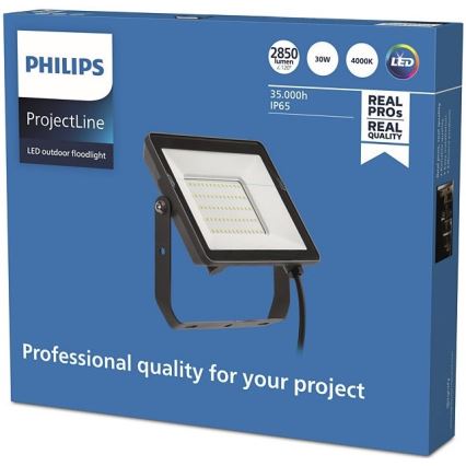 Philips - LED Venkovní reflektor PROJECTLINE LED/30W/230V IP65 4000K