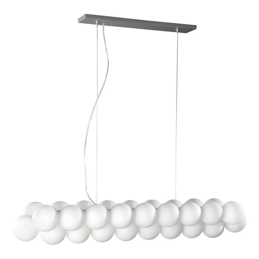 Philips Lirio 40214/48/LI - Závěsný lustr VOLTA 28xG4/10W/230V bílá