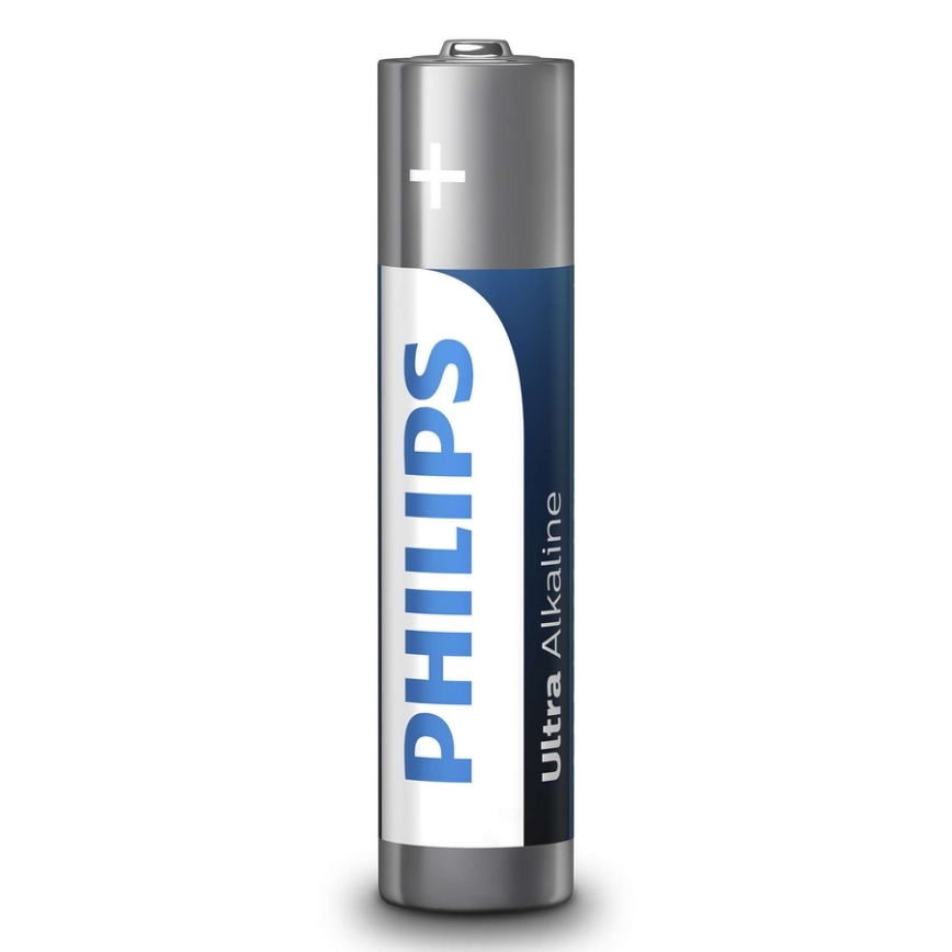 Philips LR03E4B/10 - 4 ks Alkalická baterie AAA ULTRA ALKALINE 1,5V