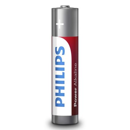 Philips LR03P4F/10 - 4 ks Alkalická baterie AAA POWER ALKALINE 1,5V 1150mAh