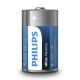 Philips LR20E2B/10 - 2 ks Alkalická baterie D ULTRA ALKALINE 1,5V